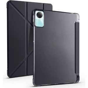 Huawei Matepad Se 10.4 Kılıf Yatay ve Dikey Standlı Uyku Modlu Kalemlikli Trifold Arkası Soft Silikon Smart Kılıf