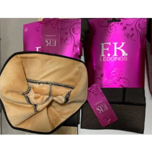 F.K. Lingerie Ince Çorap Görünümlü Termal Içi Peluş