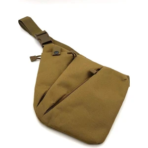 Happy Orange Vücuda Oturan Omuz Hırsızlık Önleyici Çanta, Erkek Postacı Göğüs Çantası, Çok Işlevli Taktik Saklama Çantası (Yurt Dışından)