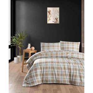 Menderes Home Cotton Collection Flanel R Çift Kişilik Nevresim Takımı Harvest Sarı