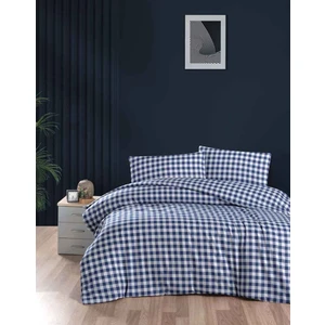 Menderes Home Cotton Collection Flanel R Tek Kişilik Nevresim Takımı Mongar Lacivert