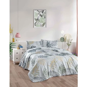 Menderes Home Cotton Collection Flanel R Tek Kişilik Nevresim Takımı Autumn Yeşil
