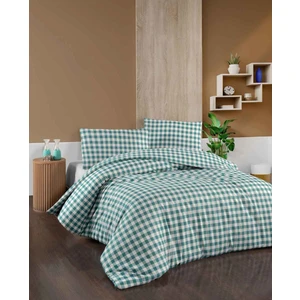 Menderes Home Cotton Collection Flanel R Tek Kişilik Nevresim Takımı Mongar Yeşil