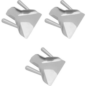 3x Plastik Çip Kepçe Patates Kızartması Kürek Yükleyici Çip Paketleme Kürek Huni Patlamış Mısır Fast Food Çift Saplı (Yurt Dışından)