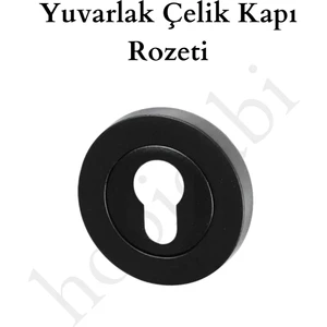 Eda Yuvarlak Çelik Kapı Rozeti