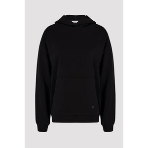 Oversize Active Siyah Sweatshirt