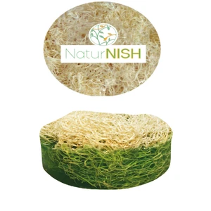 Natur Nish Doğal Yuvarlak Kabak Lifli Aloe Vera Özlü Sabun
