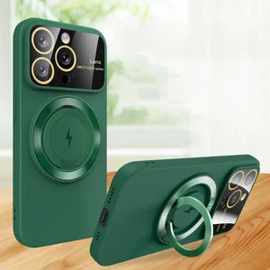 Apple iPhone 12 Pencereler Manyetik Tutucu Cep Telefonu Kılıfı (Yurt Dışından)