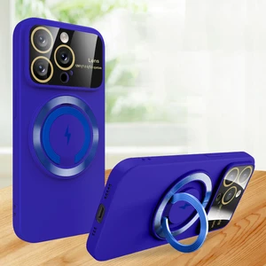 Apple iPhone 12 Pencereler Manyetik Tutucu Cep Telefonu Kılıfı (Yurt Dışından)