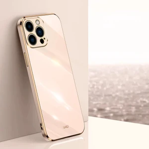 Apple iPhone 13 Pro Max 6d Elektrolizasyon Tpu Cep Telefonu Kılıfı (Yurt Dışından)