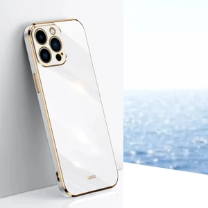 Apple iPhone 12 Pro 6d Elektrolizasyon Tpu Cep Telefonu Kılıfı (Yurt Dışından)