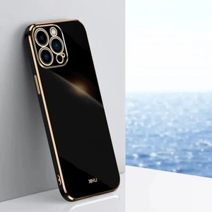 Apple iPhone 11 Pro Max 6d Elektrolizasyon Tpu Cep Telefonu Kılıfı (Yurt Dışından)