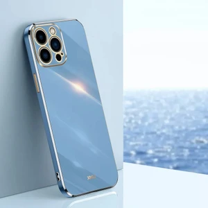 Apple iPhone 15 Pro Max 6d Elektrolizasyon Tpu Cep Telefonu Kılıfı (Yurt Dışından)