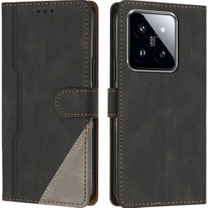 Yihang Boutique Xiaomi 14 Flip Cover Cüzdan Telefon Kılıfı ile Uyumlu, Kart Yuvalı ve Kickstand Fonksiyonlu (Yurt Dışından)
