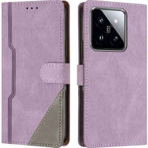 Yihang Boutique Xiaomi 14 Flip Cover Cüzdan Telefon Kılıfı ile Uyumlu, Kart Yuvalı ve Kickstand Fonksiyonlu (Yurt Dışından)