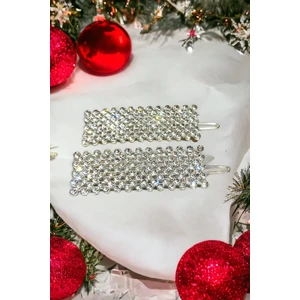 Yeni Trend 2 Adet Zirkon Taşlı Toka