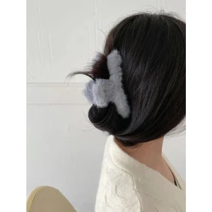 Kadın Peluş Model Büyük Boy Mandal Toka