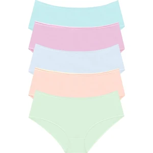 New Lilla 1007 Kadın  Mix 5'lı Günlük Bato Külot 1007-V6