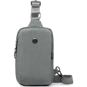 Smart Bags Krinkıl Kumaş Bodybag Uniseks Metalik Postacı Çantası BC 3105 - Metalik Koyu Yeşil