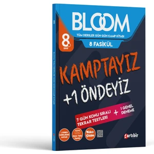 Artıbir Yayınları 8. Sınıf Tüm Dersler Gün Gün Kamp Kitabı Soru Bankası 8 Fasikül