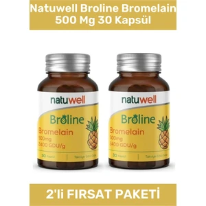 Broline Bromelain 500 Mg 30 Kapsül - 2 Adet