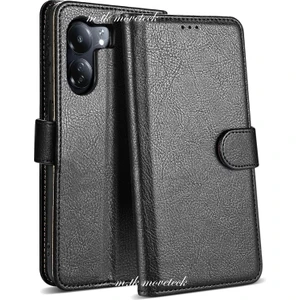 M.TK Moveteck Xiaomi Redmi 13C Kılıf 360 Cüzdan Standlı Kartvizitli