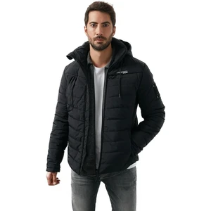 ML JOSEPH COAT 2SN19 3PR Erkek Siyah Kapüşonlu Mont