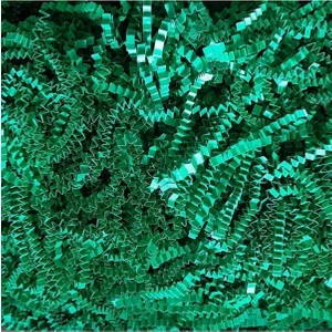 Kırpık Z Zigzag Pelur Kırpıntı Kağıt 1000 gr  Çam Yeşili Koyu Yeşil Renk 1 kg Dark Green Paper