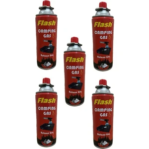 Bütan Propan Kamp Gazı Kartuşu 227GR400 ml 5 Adet