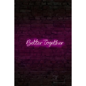 Better Together - Led Dekoratif Duvar Aydınlatması Neon Duvar Yazısı Sihirli Led Mesajlar