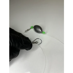 Glowlu Tek Iğneli 50 Gram Gezer Kurşunlu Hazır Olta Iğnesi Takımı Kıyı (Çipura,mercan,lidaki,vb)