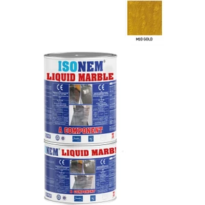 Isonem Liquid Marble Sıvı Mermer 1 kg M10 Gold