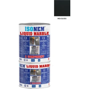 Isonem Liquid Marble Sıvı Mermer 500 gr M04 Black