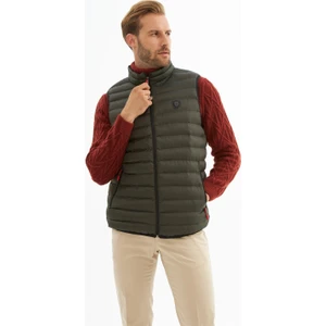 Erkek Standart Kalıp Şişme Yelek Haki - 305DNGR