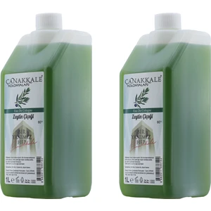2 Adet Zeytin Çiçeği Kolonyası - Litrelik -(BİDON) Korumalı Kapak - Yeni Model