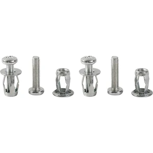40 Adet M6X25 Kriko Somun Araba Metal Vida Yaprak Somunları Vidalı Içi Boş Duvar Demir Cilt Için (Yurt Dışından)
