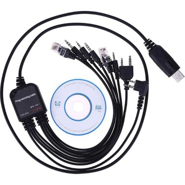 Walkie Talkie 8 In 1 Programming Cable For Motorola Puxing Baofeng Uv - Foto 2