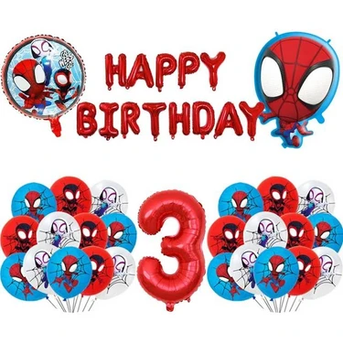 28 Adet Set 3 Disney Spidey ve Onun Inanılmaz Arkadaşları Parti Malzemeleri Tek Kullanımlık Sofra