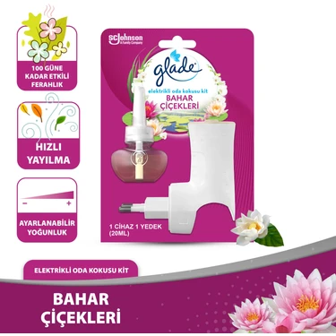 Glade Elektrikli Oda Kokusu Kit Bahar