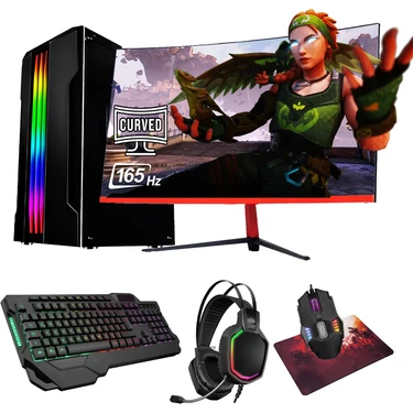 Ramtech Current V20 I5 12400F 32GB Ram 960GB SSD RTX3050 8gb 23.6 Curved Monitör Oyuncu