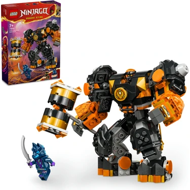 LEGO® NINJAGO® Cole'un Toprak Elementi Robotu 71806 - 7 Yaş ve Üzeri Çocuklar için Aksiyon Figürü