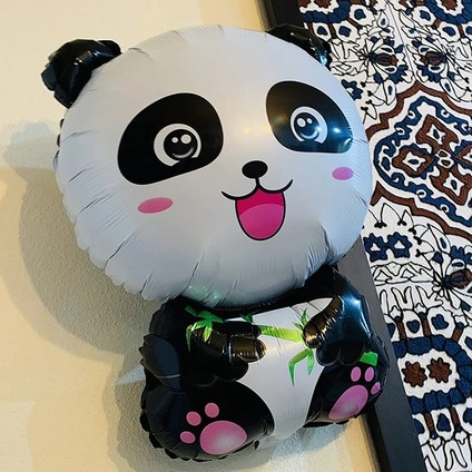25 Adet Payet Karikatür Panda Folyo Balon Parti Dekoru Hayvanlar Tema Doğum Günü Partisi Bebek Duş Malzemeleri Hayvanat Bahçesi Hayvan Balonları Panda Parti Malzemeleri (Yurt Dışından)