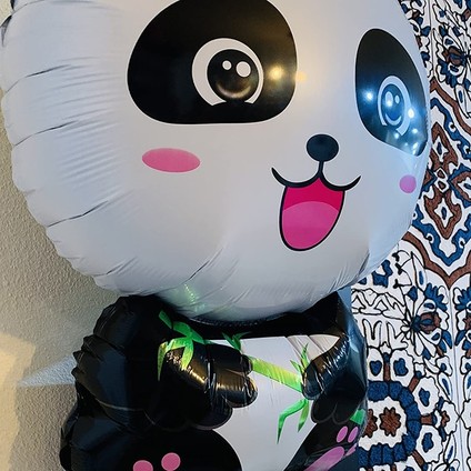 25 Adet Payet Karikatür Panda Folyo Balon Parti Dekoru Hayvanlar Tema Doğum Günü Partisi Bebek Duş Malzemeleri Hayvanat Bahçesi Hayvan Balonları Panda Parti Malzemeleri (Yurt Dışından)