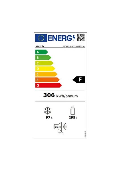 270482 MB No Frost Buzdolabı