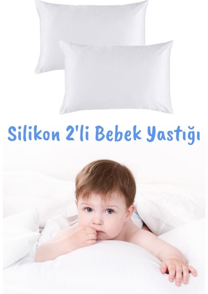 2'li Silikon Bebek Yastığı 25x35 cm
