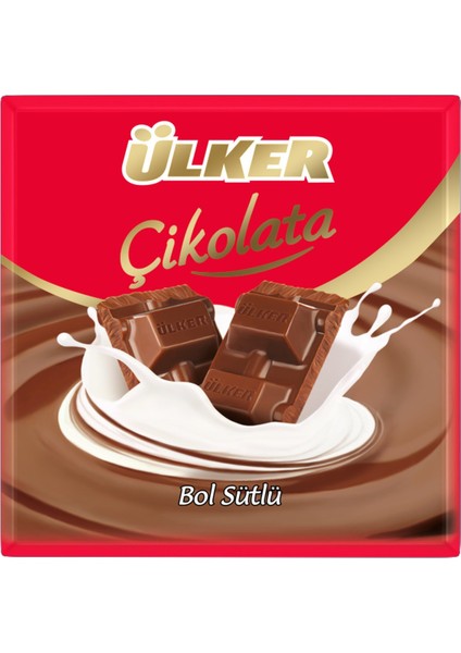 Bol Sütlü Kare Çikolata x 6 Adet