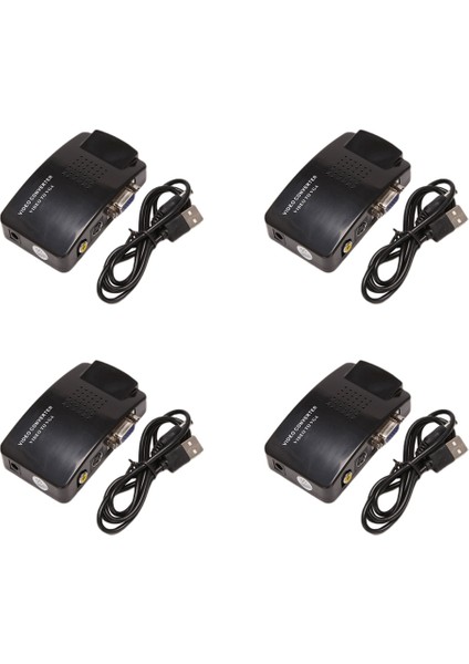 Av - VGA Adaptörü Rca VGA Dönüştürücü Pc Kompozit Dönüştürücü Anahtar Kutusu (Yurt Dışından)