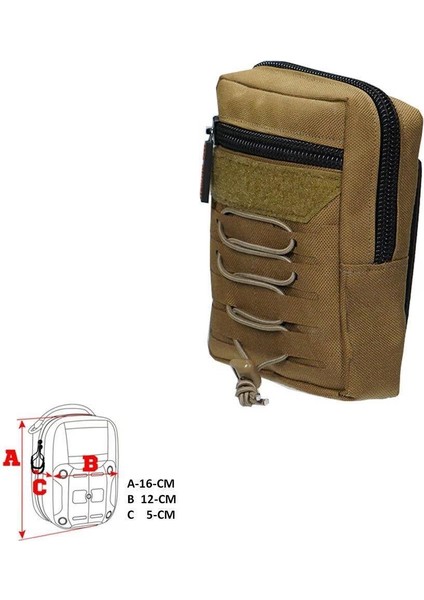 Mas Tactical Dikey Yardımcı Cep (Tan) - M