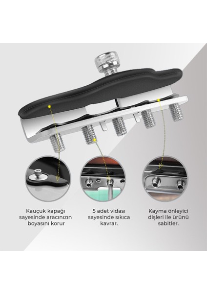 Kaput Üstü Montaj Aparatı Delme Çizme Yapmaz Off Road LED Lamba Çalışma Lambası fiyatları