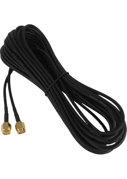 Sma Erkek - Erkek Adaptör Kablosu RG174 Çift Erkek Kablo Sma-Jj Kablo (Yurt Dışından)